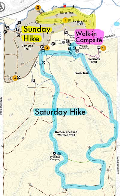 South Llano River State Park Hike Camp Hike